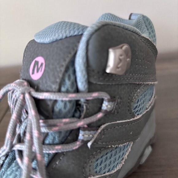 Merrell Moab 3 Mid Waterproof Kids Hiking Boot - Picture 8 of 8
